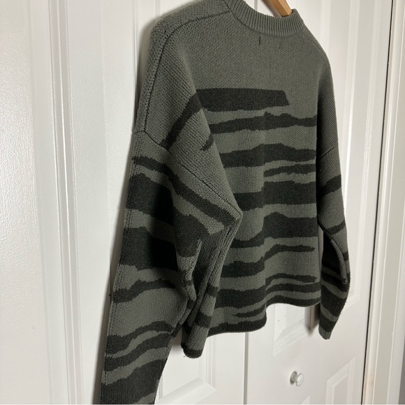 NADAAM Wool Cashmere Tiger Stripe Sweater Size M - Picture 6 of 8